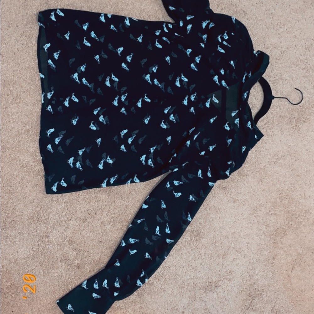 Long sleeve blouse